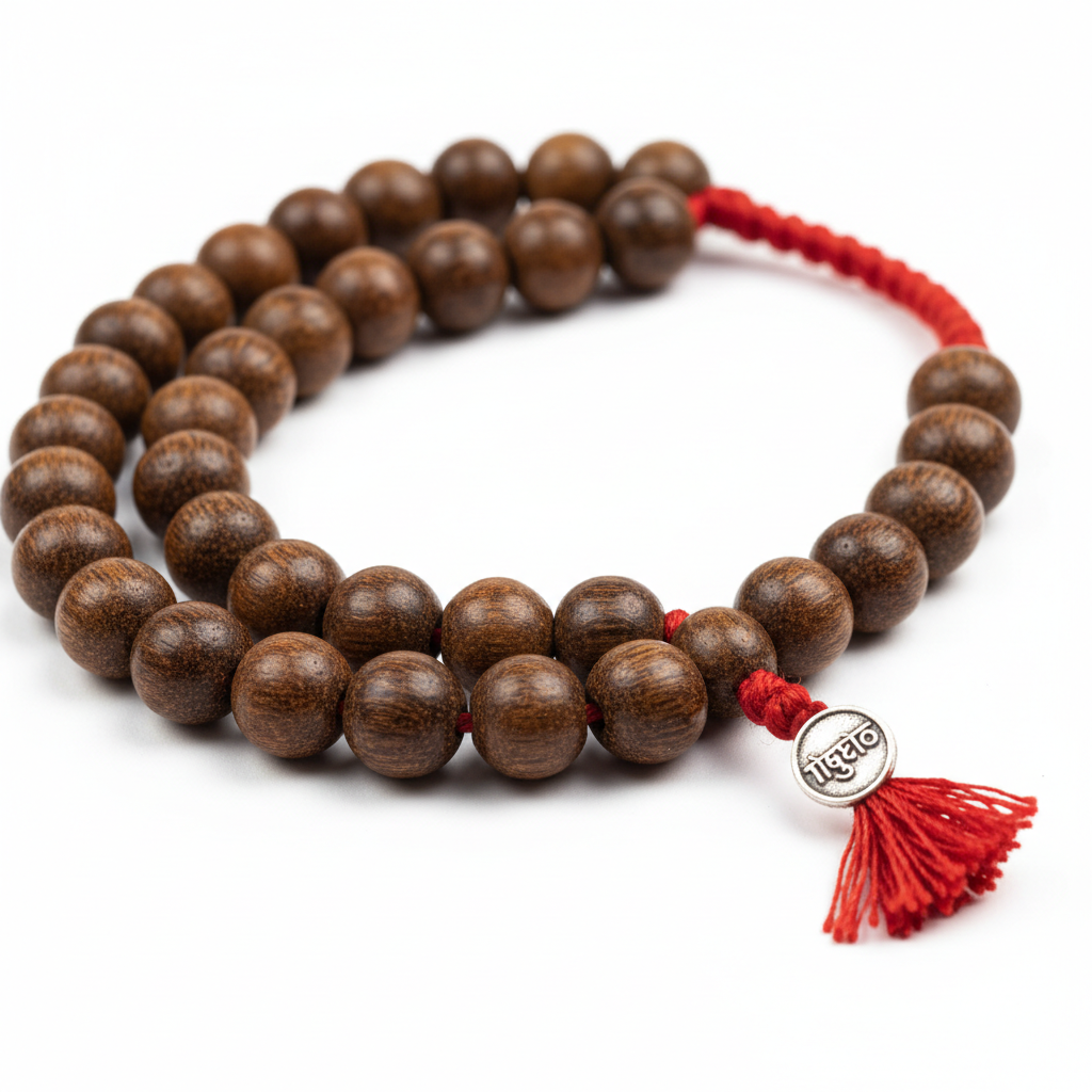 Original Tulsi Mala 🛕 Hanuman Ji Wooden Locket